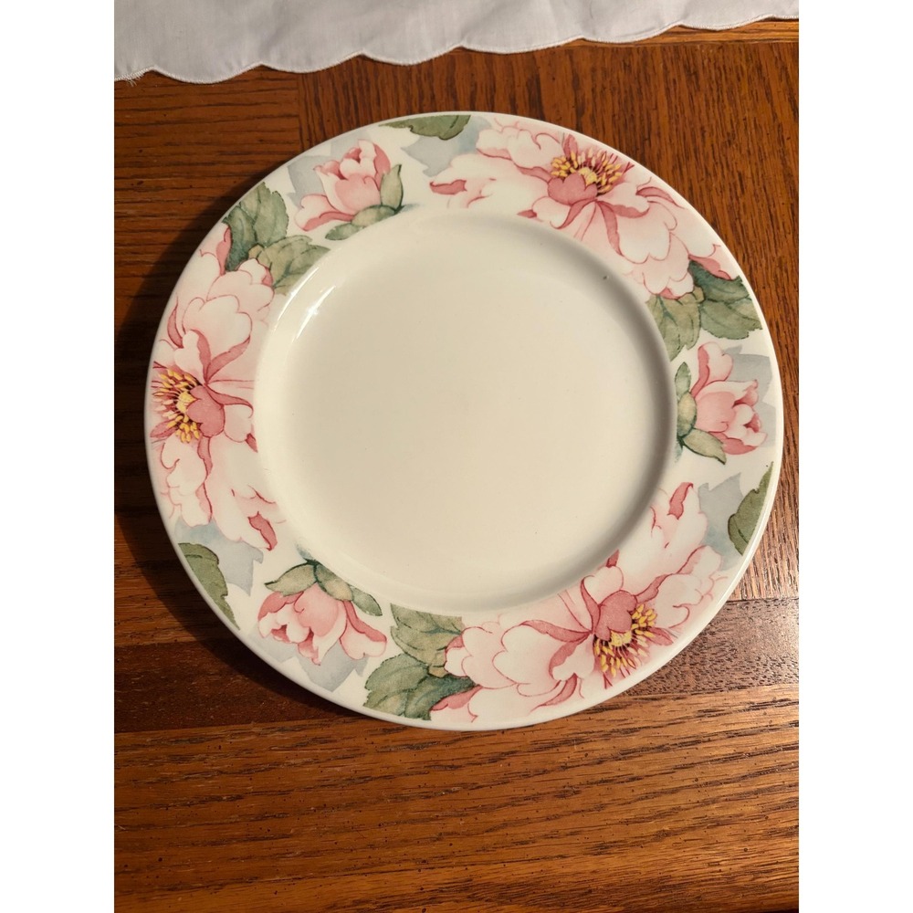 Johnson Brothers Katherine Plate - Pink Magnolia Floral English Ironstone - Picture 4 of 6